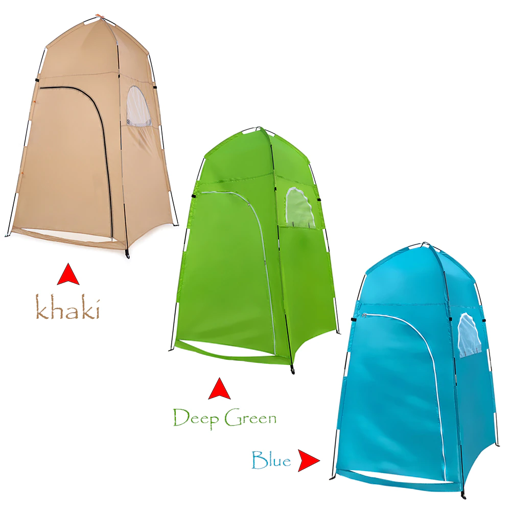Cheap Goat Tents Portable Outdoor Camping Tent Shower Bath Changing Fitting Room Tent Shelter Camping Beach Privacy Toilet Camping Tent 2022   